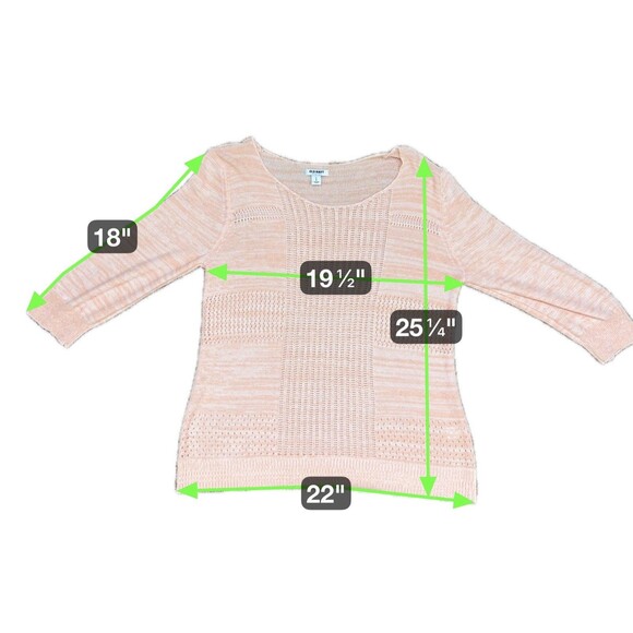 Old Navy Womens Oversized Open Knit Sweater L Nordic Scandi Langenlook Grandma - Picture 8 of 8